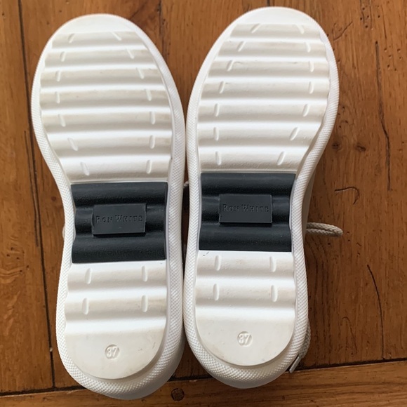 Ron White Ornella Fawn Shearling Trim Platform Sneaker Women’s Tan Shoes Size 37 - Picture 6 of 13